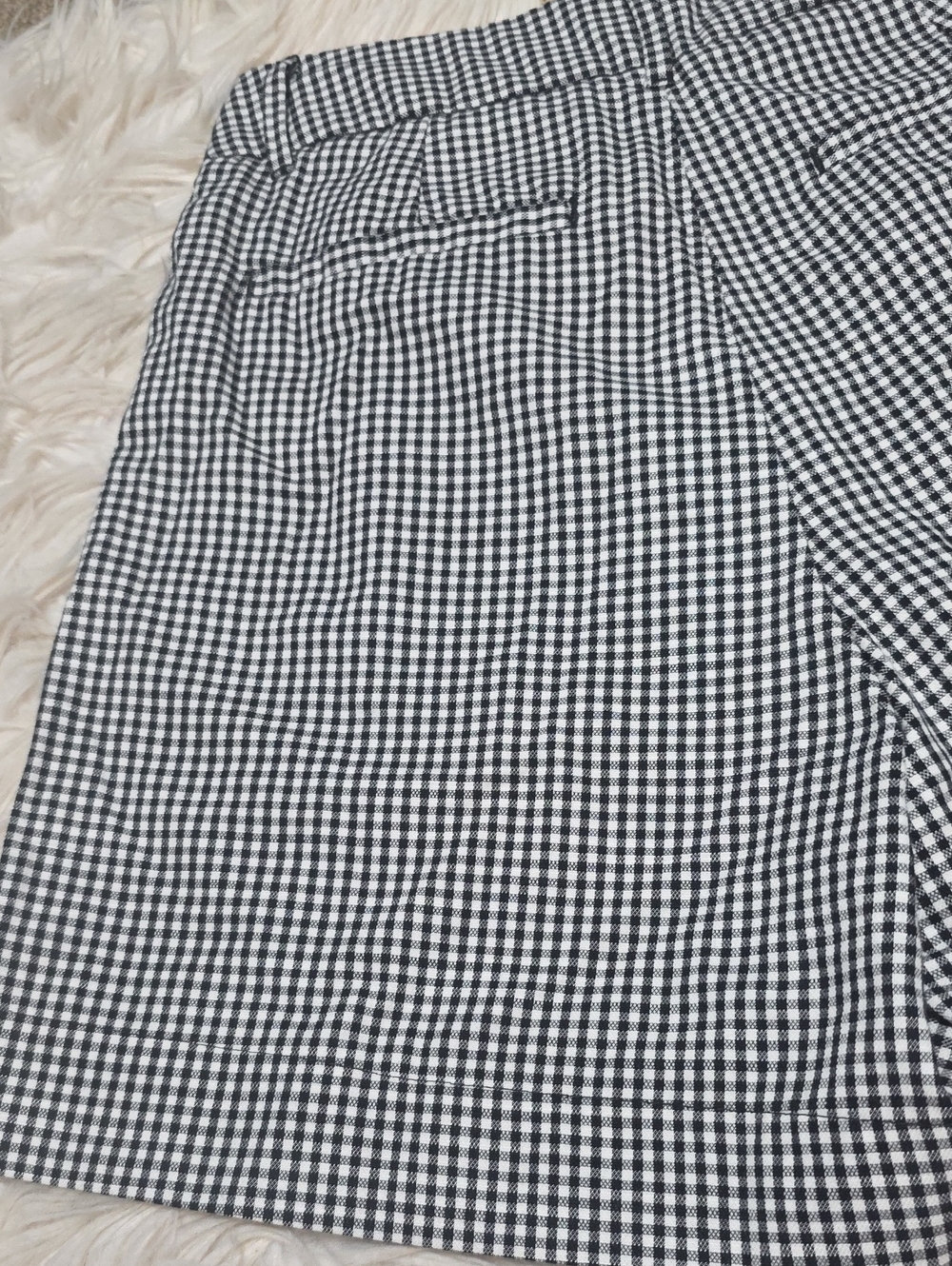 NWT A New Day Gingham Pleated Shorts- 4 - Picture 8 of 10